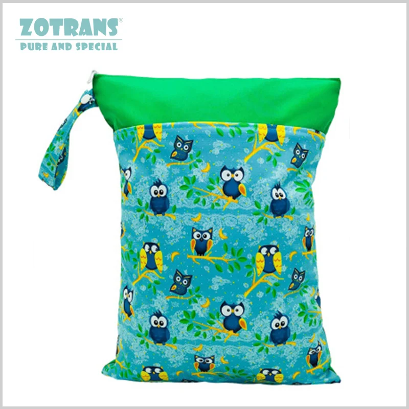 

Washable Wet Bag Diaper Bag Nursing Pads Nappy Bag Waterproof Bag For Maternity Double Pocket WetBags Zippers Sanitary Pads