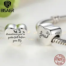 Romántica 100% de Plata de ley 925 Corazón De La Libertad Del Amor Tornillo Encantos Fit Pandora Brazaletes y Pulseras Mujer Joyería Fina SC031