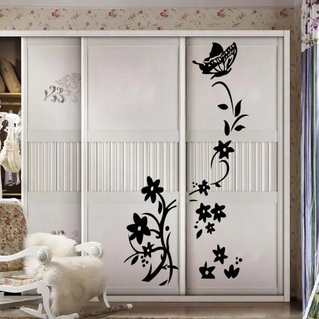 diy decor flower vine room refrigerator wardrobe sticker decal mural home decor 101 - Home Decor 101 diy decor flower vine room refrigerator wardrobe sticker decal mural home decor 101 - Home Decor 101
