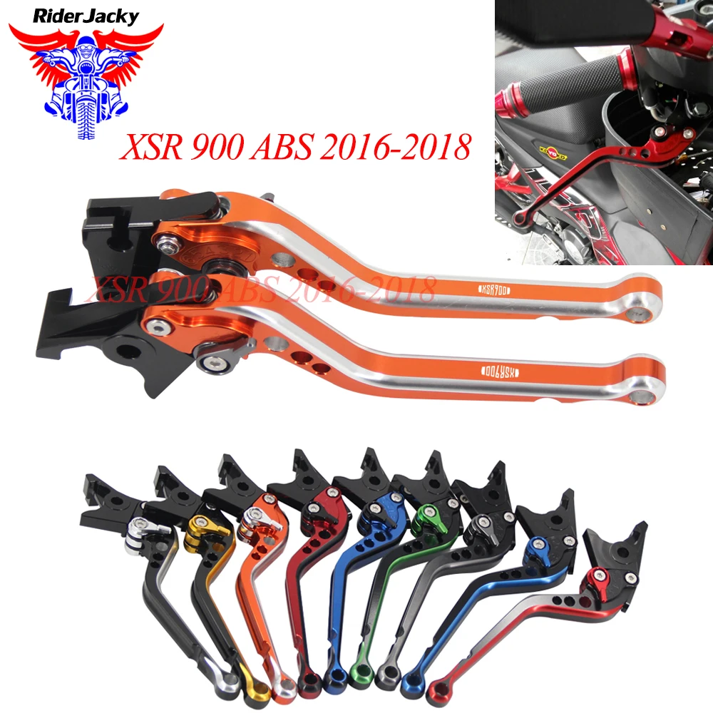 Разноцветные длинные ЧПУ Регулируемые мотоциклетные тормозные рычаги сцепления для Yamaha XSR 900 ABS 2016-2018 2017