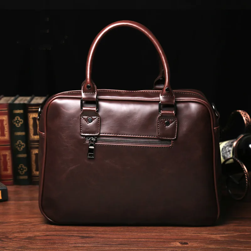 Tidog мужские сумки в стиле ретро на одно плечо наклонная сумка портфель|men briefcase|man