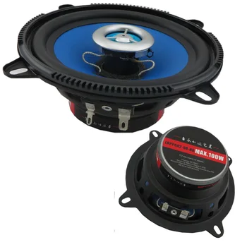 

High quality Audio Speakers Speaker Blue 5 Inch 2pcs 5" 2-way car stereo 100 Watts Two Coaxial Car coaxial speaker