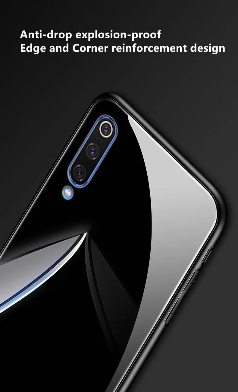 Чехол для xiaomi mi 9, закаленное стекло, жесткая задняя крышка, чехол mi 9 pro, магнитный автомобильный держатель, полное покрытие, mi 9 SE, чехол