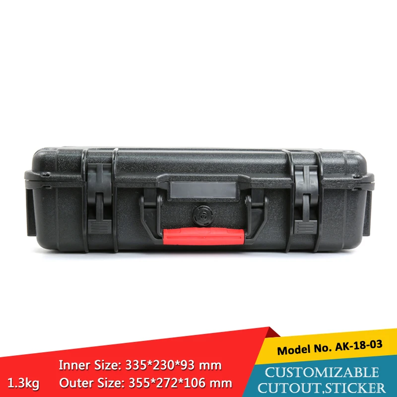 IP67 Hard Plastic Waterproof Carrying Case with foam storage case (5)