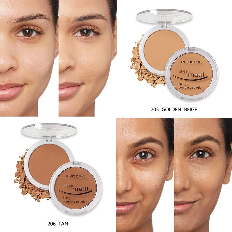 

Face Base Pressed Powder Makeup Matte Shimmer Fix Palette Concealer Contour Compact Cosmetics