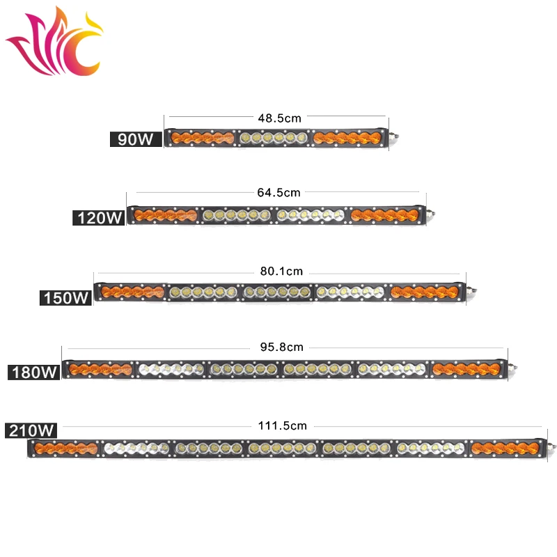 

MYC 19'' 90W 25'' 150W Led Light Bar Offroad Light 12v Single Row Combo Beams atv uaz suv Truck Led Work Lamp Fog Light 24v
