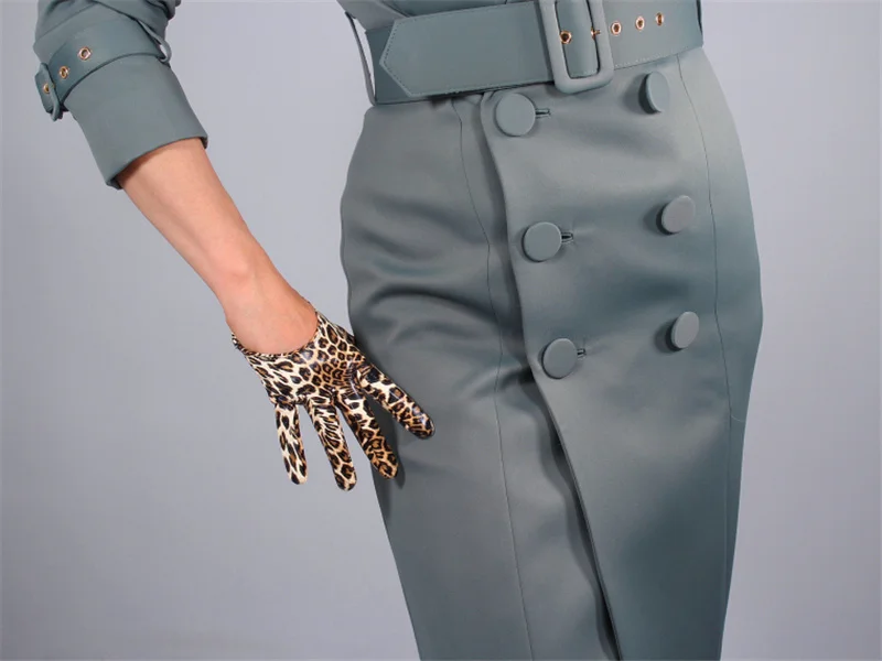 Модные леопардовые длинные перчатки 70 см лакированная кожа длинный отрезок локоть имитация кожи из искусственной кожи перчатки яркая кожа