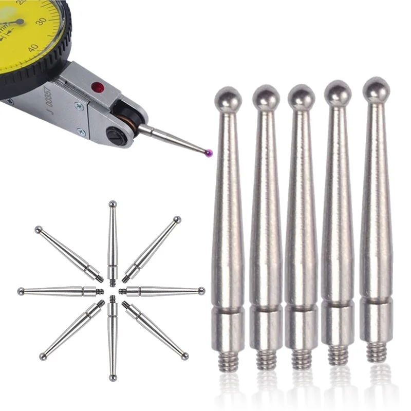 1pc Tungsten Carbide Indicator Contact Points For Interapid Mitutoyo Thread M1.6 Dial Test Indicator