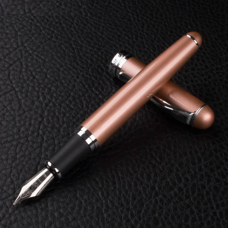 Jinhao X750 классический стиль серебряный зажим металлическая авторучка 0,5 мм перо стальные чернила ручки для подарка офисные принадлежности Школьные принадлежности