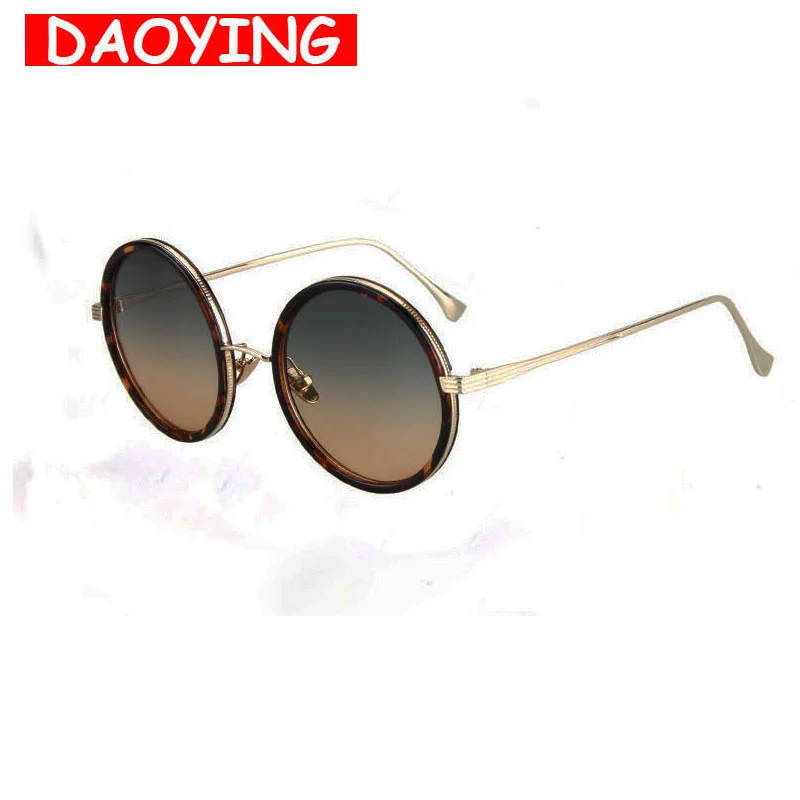 Daoying Fashion Vintage Round Glasses Clear Lens Frame