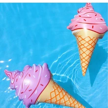 Летние забавные игрушки для купания 90 см Надувное мороженое бассейн из ПВХ надувной матрас Открытый воды игрушки для детей подарок