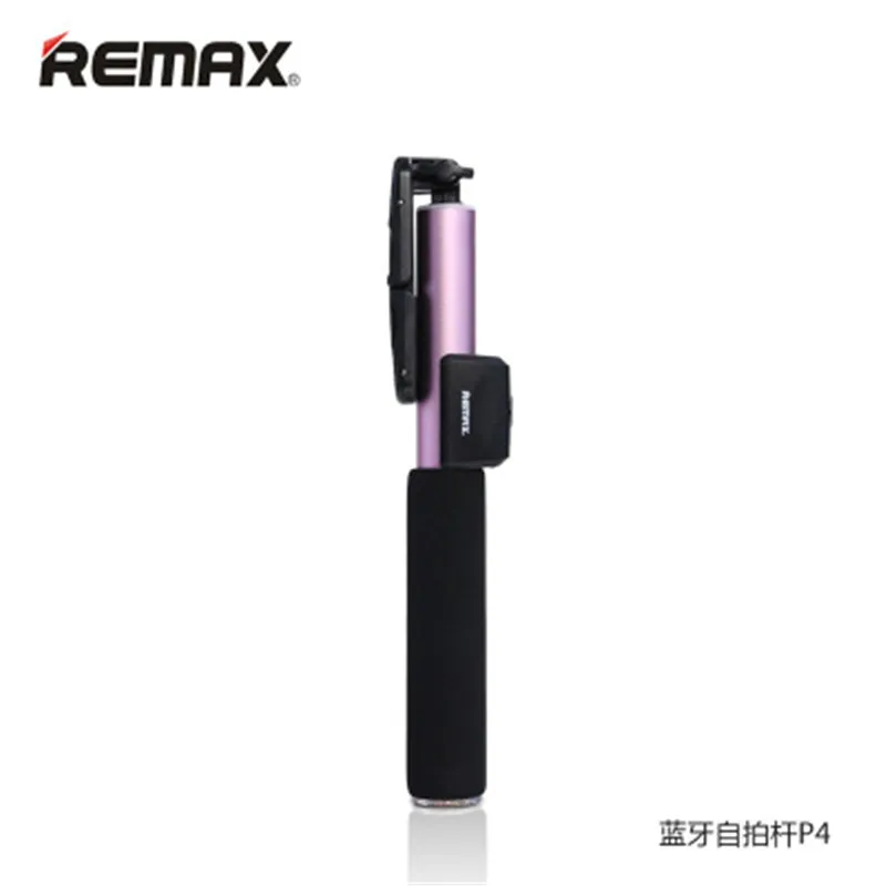 REMAX P4 Bluetooth палка для селфи монопод проводной селфи само палку Выдвижная ручной выдержки для Iphone, Android Huawei - Цвет: Розовый