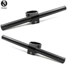 Углерода Волокно Gloss 7/" Руль управления для мотоциклов клип на замену мотоцикл гоночный велосипед ручка бар