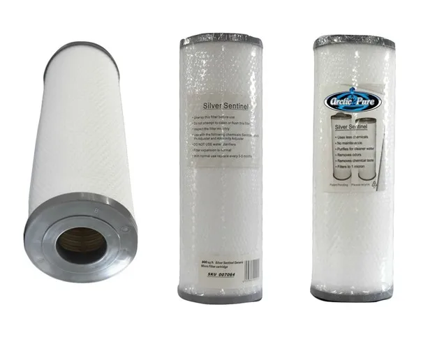 

silver sentinel filter combined with some non-chlorine oxidizer Good solution - cuts down on chemicals and maintenance