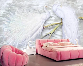 

beibehang wallpaper 3d Papier peint mural 3d home decor bedroom wallpaper peacock 3D wallpaper wall background wall vinyl wall