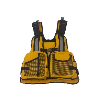 

Adjustable Life Jacket Vest with Multi-Pockets Fishing Aid Sailing Surfing Kayak Boating Safe Clothing Lure Accessories