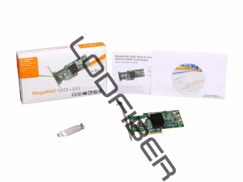 

LODFIBER for LSI MegaRAID Internal Low-Power SATA/SAS 9240-8i 6Gb/s PCI-Express 2.0 RAID Cont