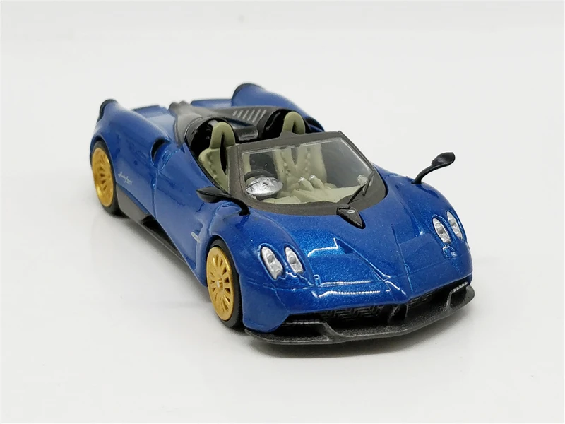 1: 64 MINI GT Panagi Huayra Roadster Blue Francia RHD литая под давлением модель автомобиля