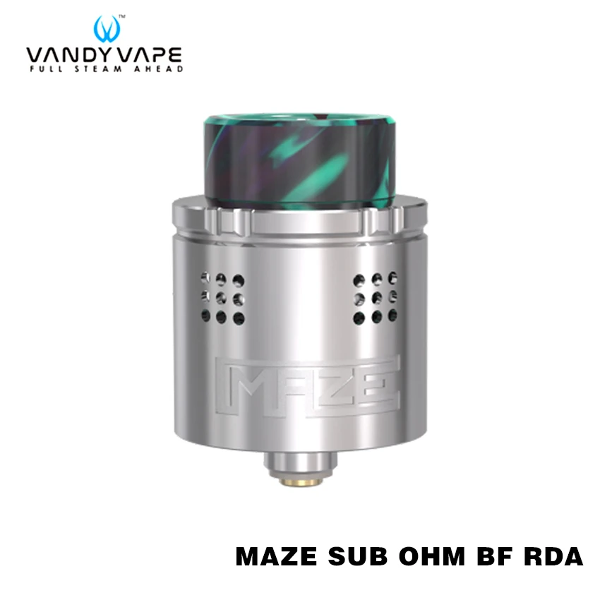 

Original VANDY VAPE Maze Subohm BF RDA Atomizer 24mm 2ml for mechanical mod mech mod Vandy vape Pulse BF box mod Vape