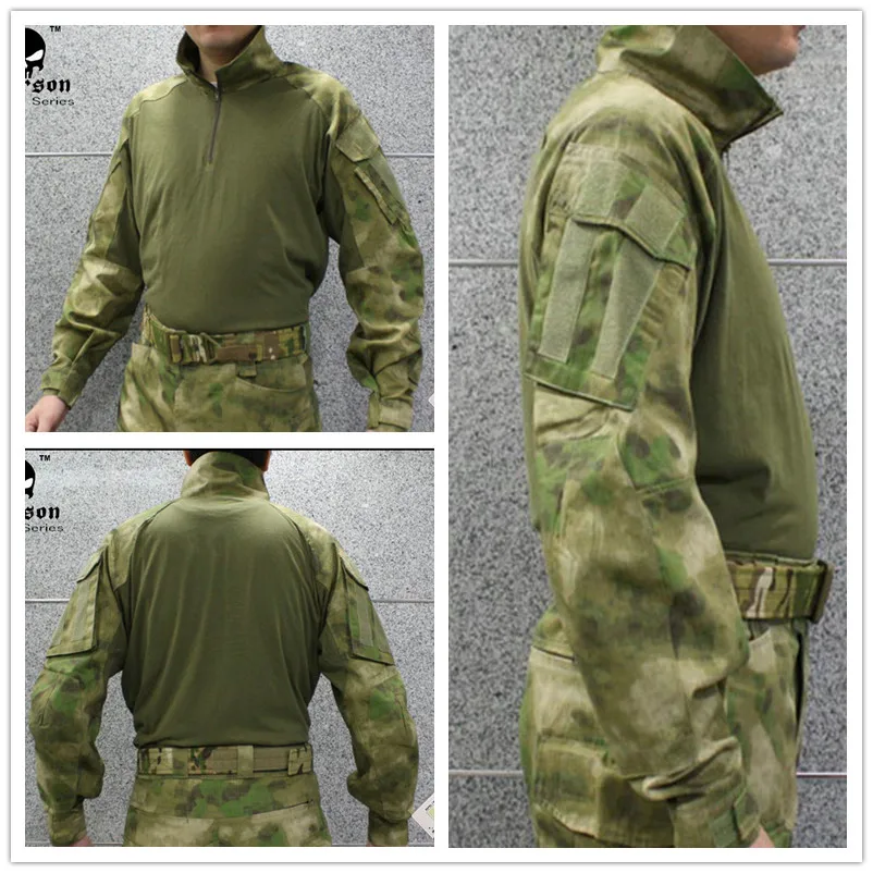 Emerson Tactical bdu G3 боевая рубашка Emerson bdu Airsoft wargame Военная армейская рубашка AT/FG EM8576