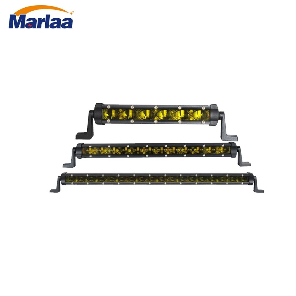 Светодиодсветильник фара Marlaa 6D 7 дюймов 14 20 26 32 дюйма Однорядный рабочий дальний