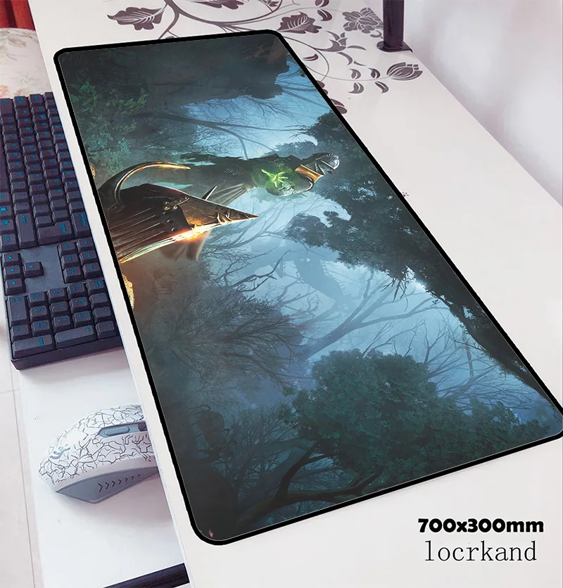 Коврик для мыши dragon age 70x30 см игровой коврик с аниме Властителем офисный