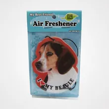 Через fedex или DHL, мультяшный дизайн рекламная подвесная бумажная машинка освежитель воздуха