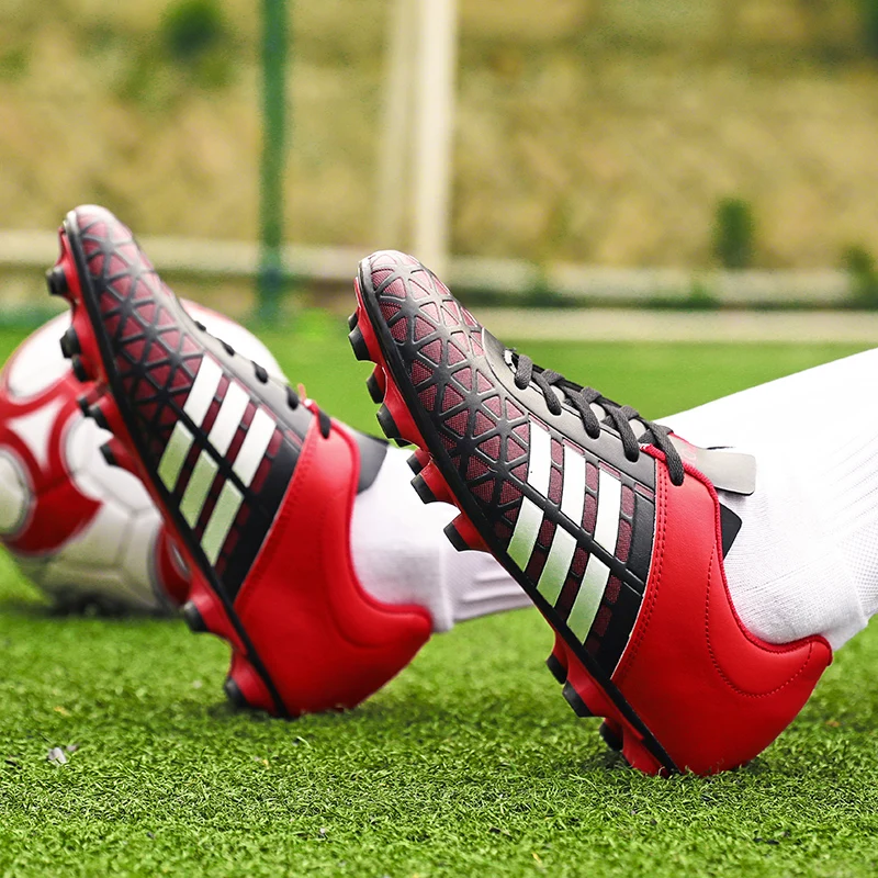 lederen voetbalschoenen
