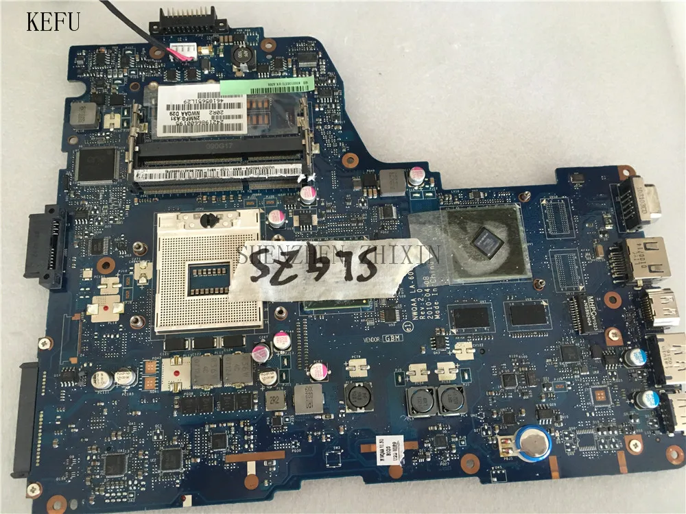 KEFU для Toshiba Satellite A660 A665 материнская плата ноутбука K0000106370 NWQAA LA 6062P REV: 2 0 с
