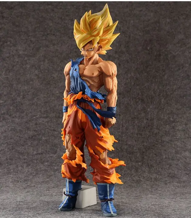 

DRAGON BALL Z Super Saiyan Son Goku Comic battle damage Ver. PVC Statue 35cm Toy Figurine no box (Chinese Version)