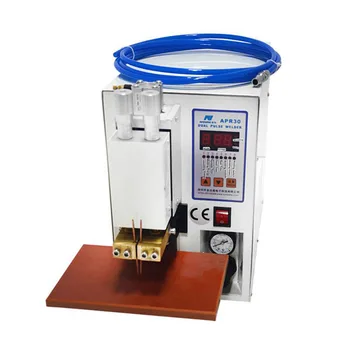Cheap Super Microcomputer Dual Pulse Pneumatic Battery Spot Welder For Battery Pack PR30