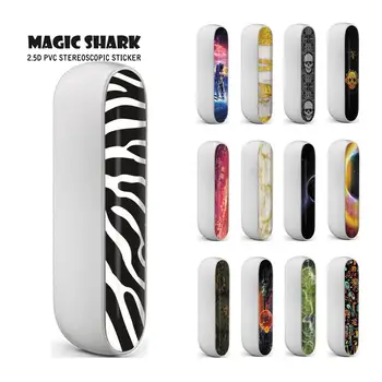 

Magic Shark Fashion Skull Diamond Stone Dreamy Space 2.5D Bumpy Case Cover Sticker for IQOS 3 3.0 E-Cigar