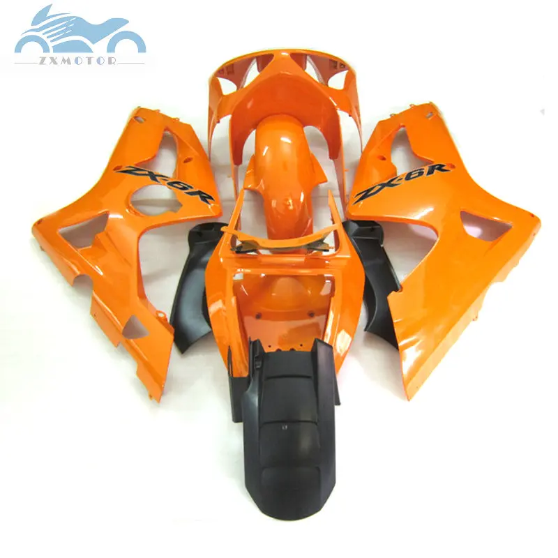 Пользовательские инъекции обтекатели комплект для KAWASAKI 2003 2004 Ninja ZX6R ABS