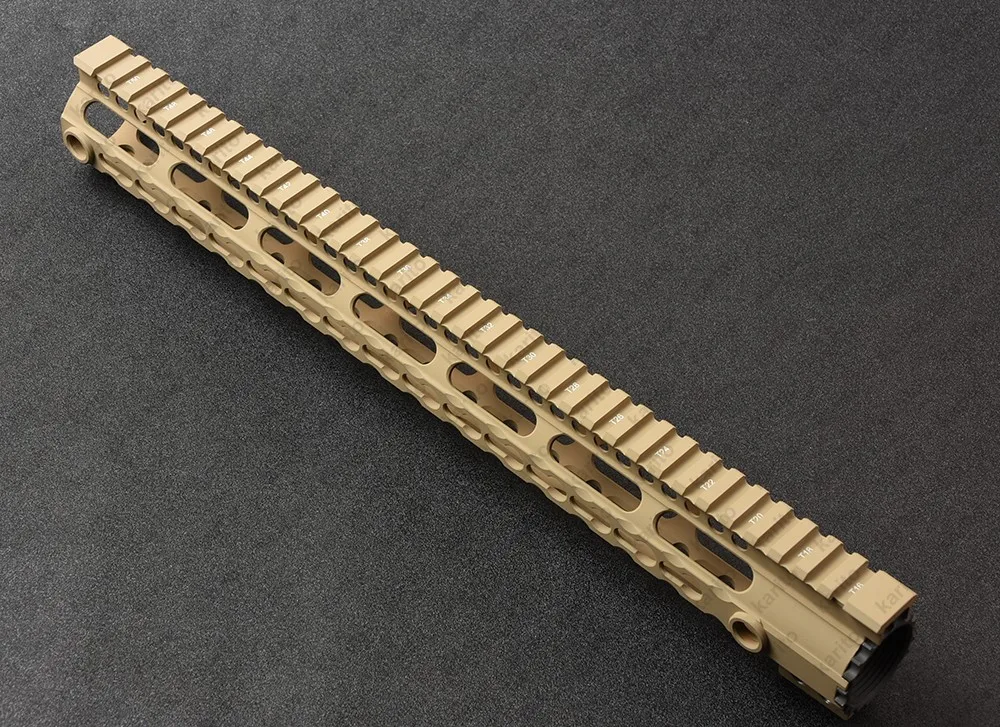 Тактический AR 15 SSK 15 дюймов Пикатинни плавающая handguard с keymod адаптер Алюминий ЧПУ DE M3053