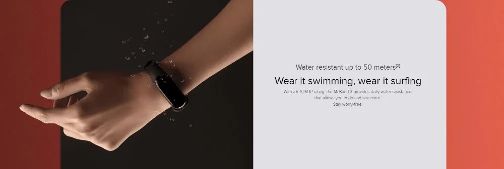 Xiaomi mi Band 3 mi band 3 умный браслет с черным оранжевым синим сенсорным экраном фитнес-трекер для измерения сердечного ритма водонепроницаемый