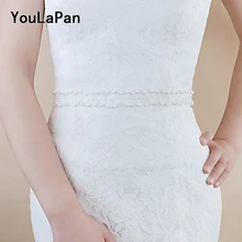 YouLaPan SH47-S свадебный пояс свадебные ленты с кристаллами Свадебные пояса для вечернего платья свадебный пояс лоза свадебный пояс