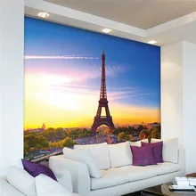 QINGCHUN пользовательские 3D ткань и текстильные обои для стен тканевые фотообои матовый шелк для гостиной Городской Пейзаж полотенце небо пейзаж