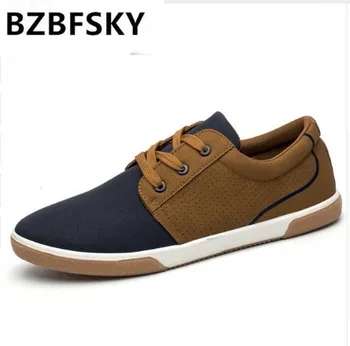 

BZBFSKY 2018 Casual Shoes For Men Spring Autumn Ventilation Light Lace-Up Hot Sales Fashion Sneakers