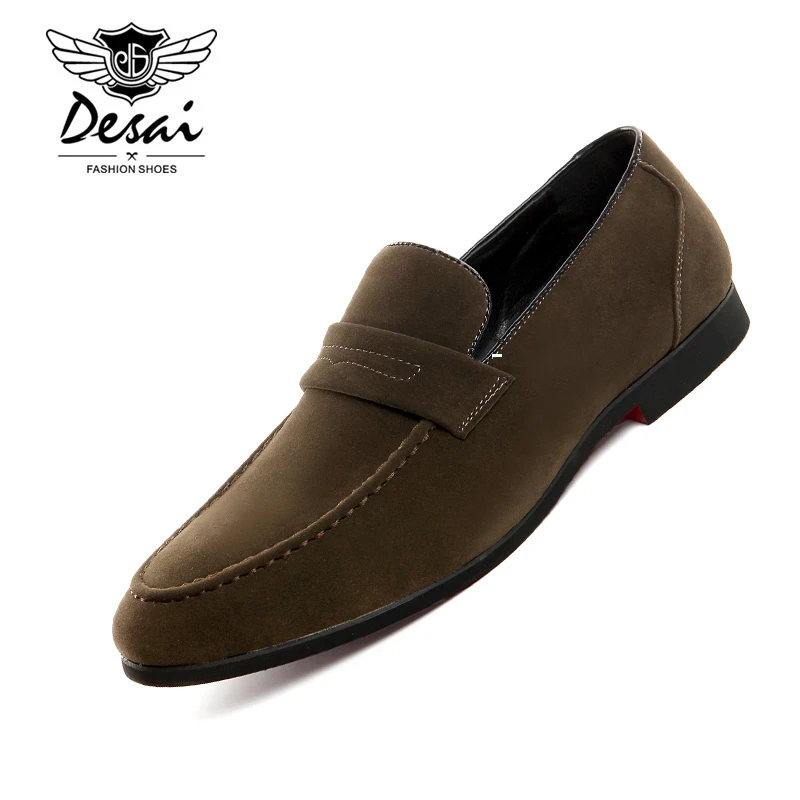 

Men Casual Shoes Fashion Male Shoes Suede Leather Men Loafers Leisure Moccasins Slip On Men's Driving Shoes Large Size 38-48