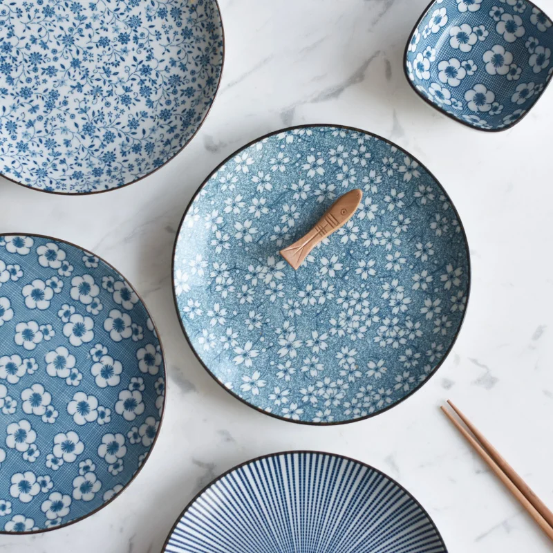 Japanese Ceramic Tableware Dinner Porcelain Dinnerware T Kitchen Plate
