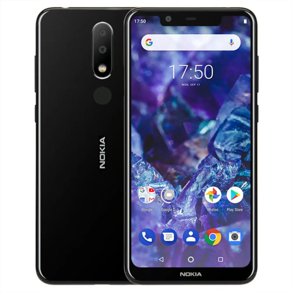 

NOKIA X5 Android Smartphone 3GB RAM 32GB ROM Helio P60 MTK6771 2.0GHz Octa Core 5.86 Inch 2.5D Screen Dual Camera 4G LTE