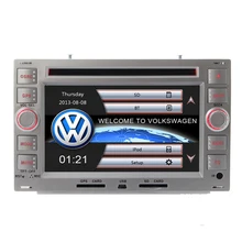 Original VW UI Car DVD Player GPS Navigation For Skoda Superb VW Transporter T5 PASSAT B5 Golf 4 Polo Bora Jetta Sharan Silver