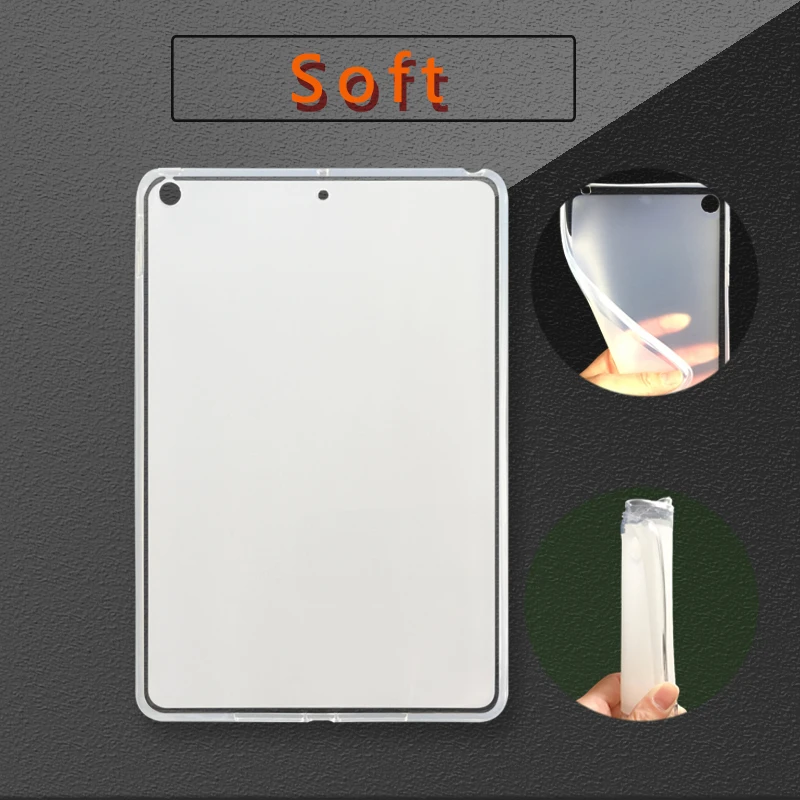 Мягкий Силиконовый ТПУ чехол для I Pad Mini 5 7 9 Pro 10 2019 2 11 2018 2017 модель A1822 A1823 Матовый