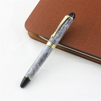 

JINHAO X450 Executive Grey Marbled And Golden Roller Ball Pen Stationery School&Office Supplies Writing Pens