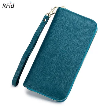 

Moxi Rfid Blocking Women Wallets Fashion Tassel Women Wallet For Credit Cards Long Luxury Cowskin Womens Wallets Purses Feminina