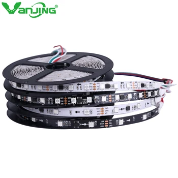 

WS2811 LED Strip Light 5050 SMD RGB 5M DC 12V Dream Magic Color Addressable Digital LED Tape 30/60 leds/m, 10/20 ic/m