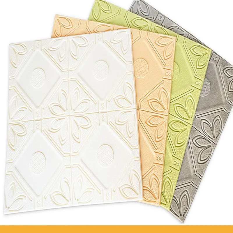 Colomac modern wall sticker PVC 3D foam embossed brick waterproof self-adhesive bedroom living room waterproof wallpaper Colomac modern wall sticker PVC 3D foam embossed brick waterproof self-adhesive bedroom living room waterproof wallpaper