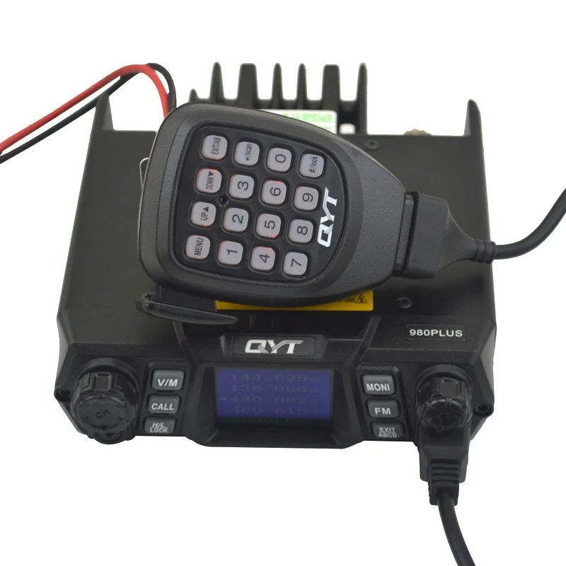 Двухдиапазонная Автомобильная рация, qyt 980 PLUS мобильное радио KT-980PLUS портативная рация VHF 75 Вт: 136-174 МГц и UHF 55 Вт: 400-480 МГц 200CH