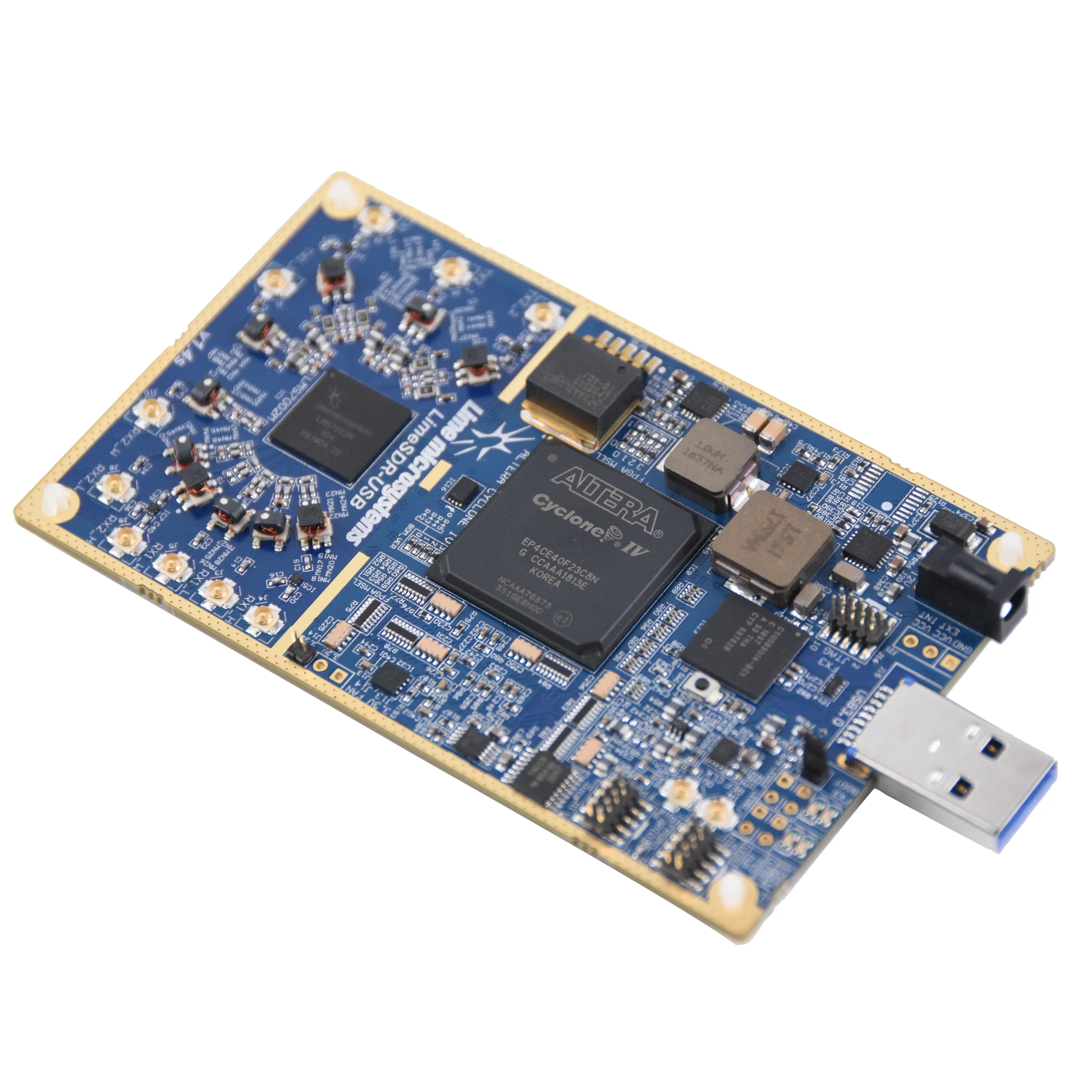 LimeSDR программное обеспечение Алюминий чехол и антенны для демо доска с открытым