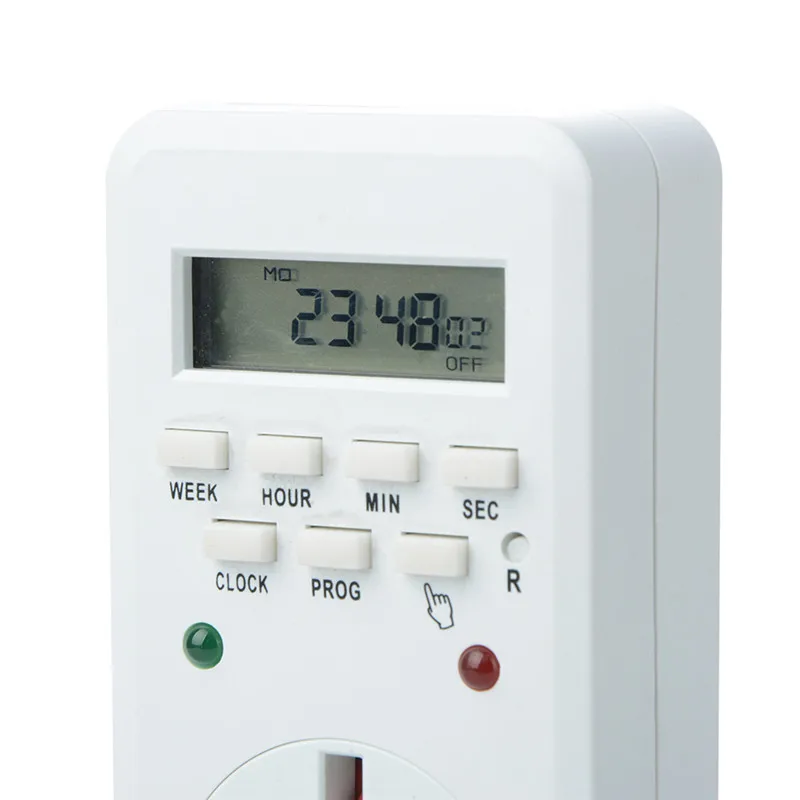 

Socket EU US UK Plug Timer Switch Socket Digital LCD Power Timer Energy-saving Programmable Switch Relay 220V 50Hz